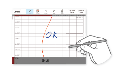 Write freehand messages